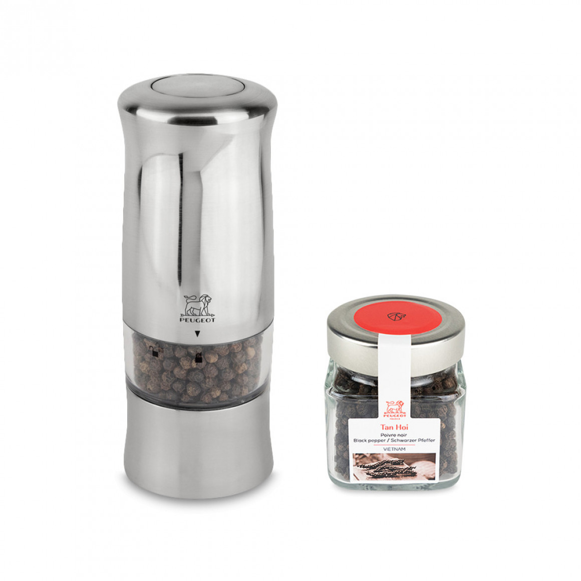 Zeli pepper mill + Tan Hoi Pepper Jar