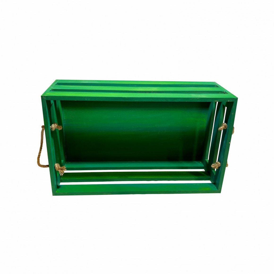 Wood box  (light green)