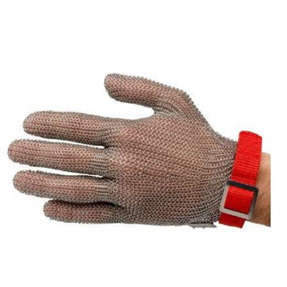 Stainless steel chainmail gloves - size L