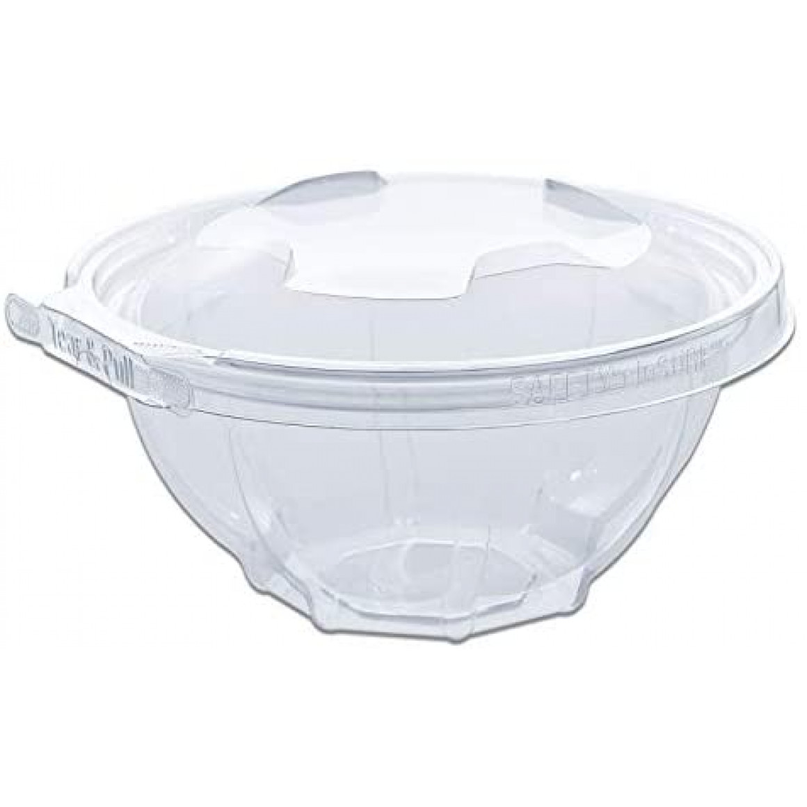 Classipac Tear and Pull Clear Round Container