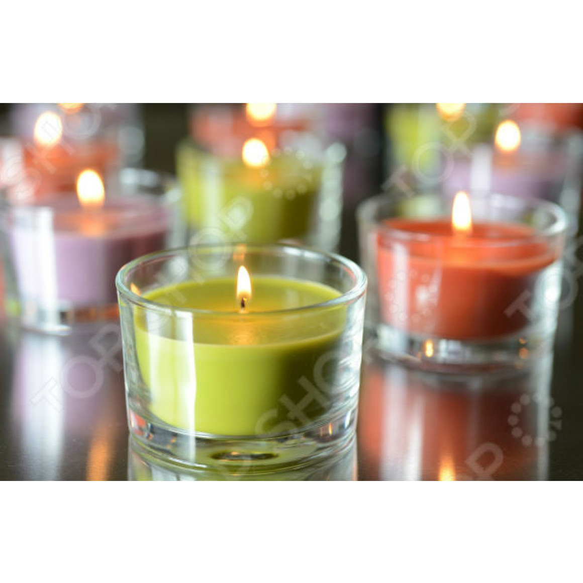 Candle Ibiza - kiwi color