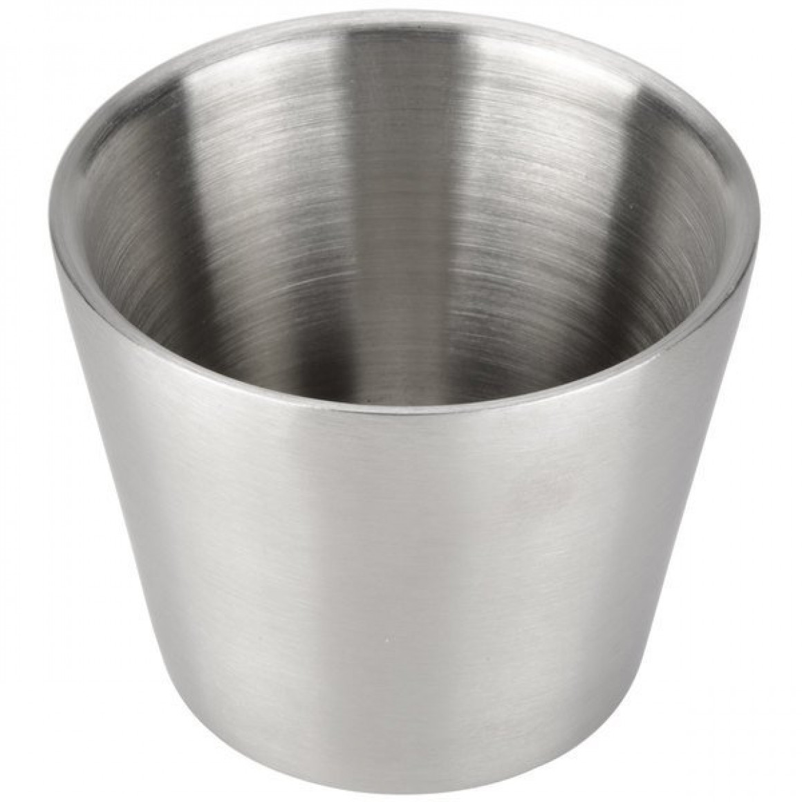 SAUCE CUP, STAINLESS STEEL, DOUBLE WALL, 7 OZ.