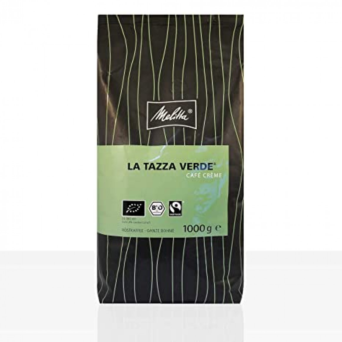 La Tazza Verde Bio Fair Trade Cafe Creme 1000g
