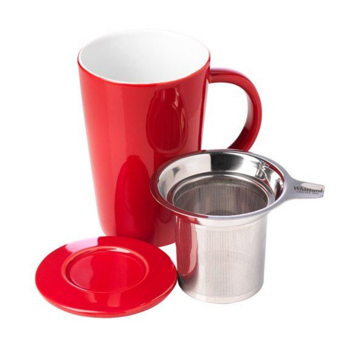 Infuser mug - red
