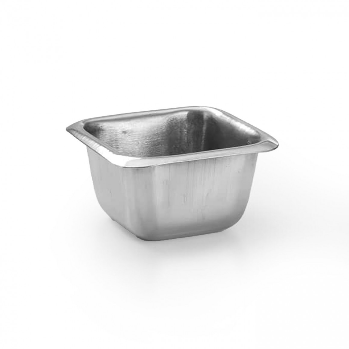 SAUCE CUP, STAINLESS STEEL, SQUARE, 1.5 OZ. SAUCE CUP, STAINLESS STEEL, SQUARE, 1.5 OZ.