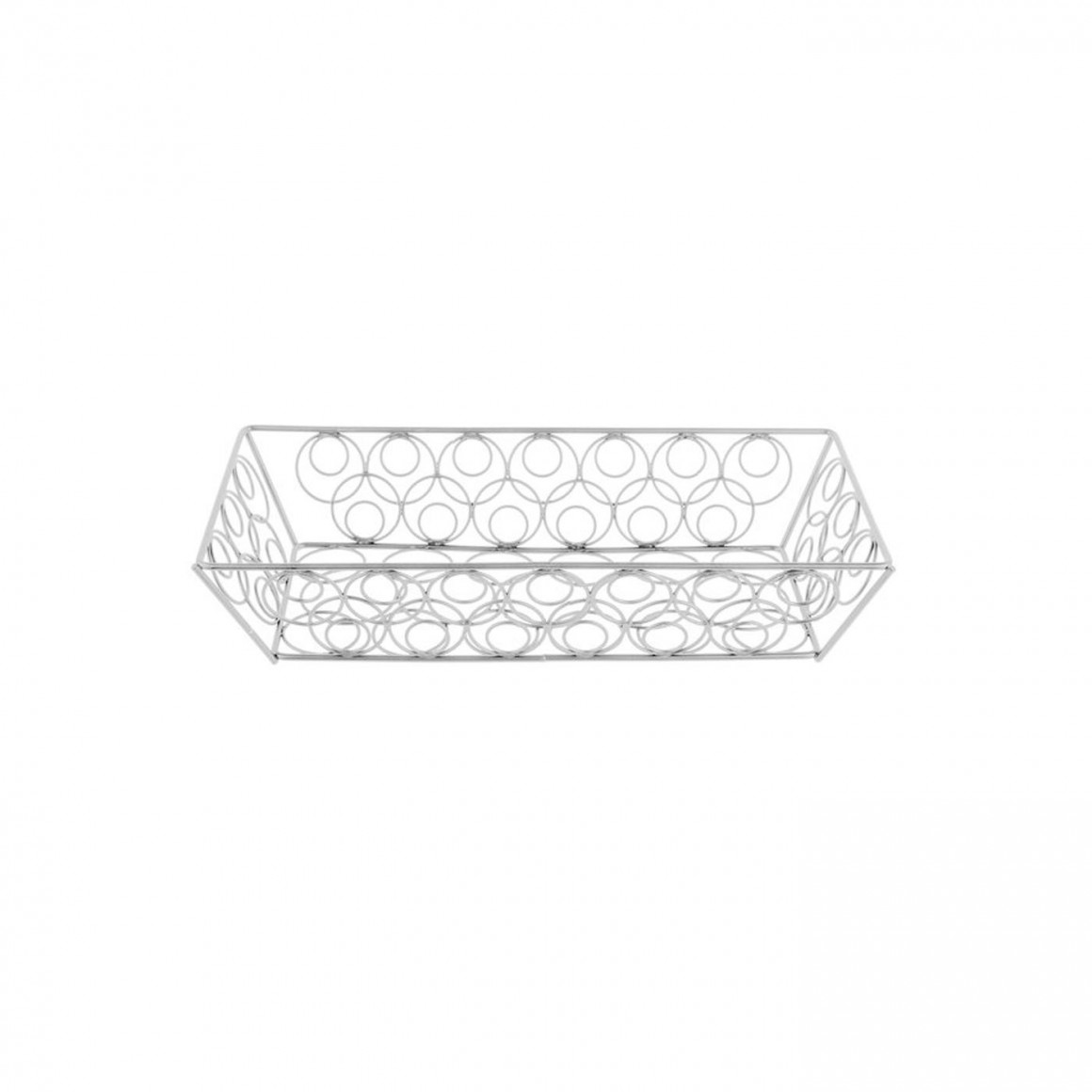 BASKET, LOOP-D-LOOP, LARGE, CHROME BASKET, LOOP-D-LOOP, LARGE, CHROME