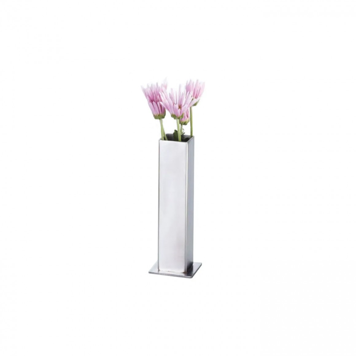 BUD VASE, STAINLESS STEEL, SATIN BUD VASE, STAINLESS STEEL, SATIN
