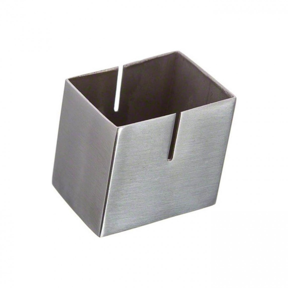 CARD HOLDER, STAINLESS STEEL, BRUSHED SATIN FINISH BOX STYLE, 1-1/8 CARD HOLDER, STAINLESS STEEL, BRUSHED SATIN FINISH BOX STYLE, 1-1/8