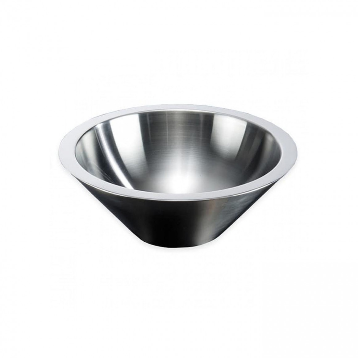 STAINLESS STEEL, DOUBLE WALL BOWL, CONICAL, 170 OZ. STAINLESS STEEL, DOUBLE WALL BOWL, CONICAL, 170 OZ.