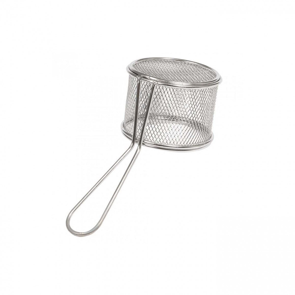 STAINLESS STEEL FRY BASKET, ROUND STAINLESS STEEL FRY BASKET, ROUND