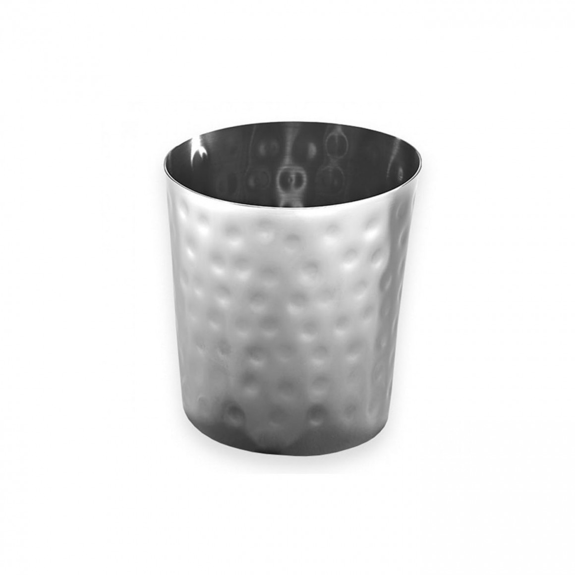 STAINLESS STEEL FRY CUP, SATIN, STRAIGHT-SIDED, 14 OZ. STAINLESS STEEL FRY CUP, SATIN, STRAIGHT-SIDED, 14 OZ.