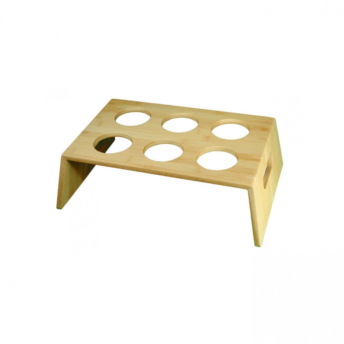 Natural 6 hole fry cone stand Natural 6 hole fry cone stand