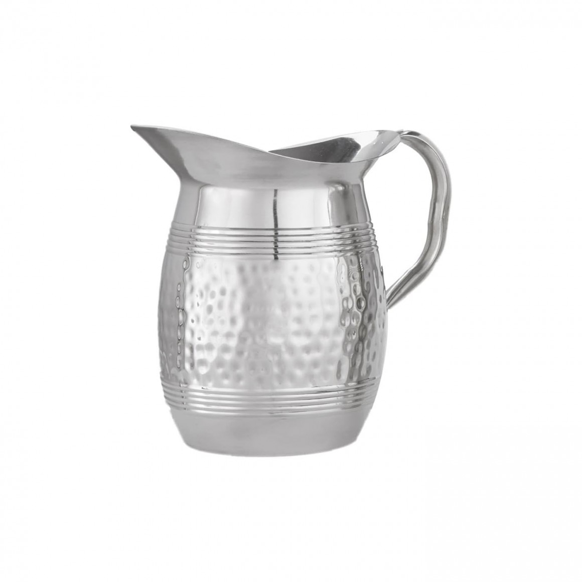 PITCHER, BELL, HAMMERED, 68 OZ. PITCHER, BELL, HAMMERED, 68 OZ.