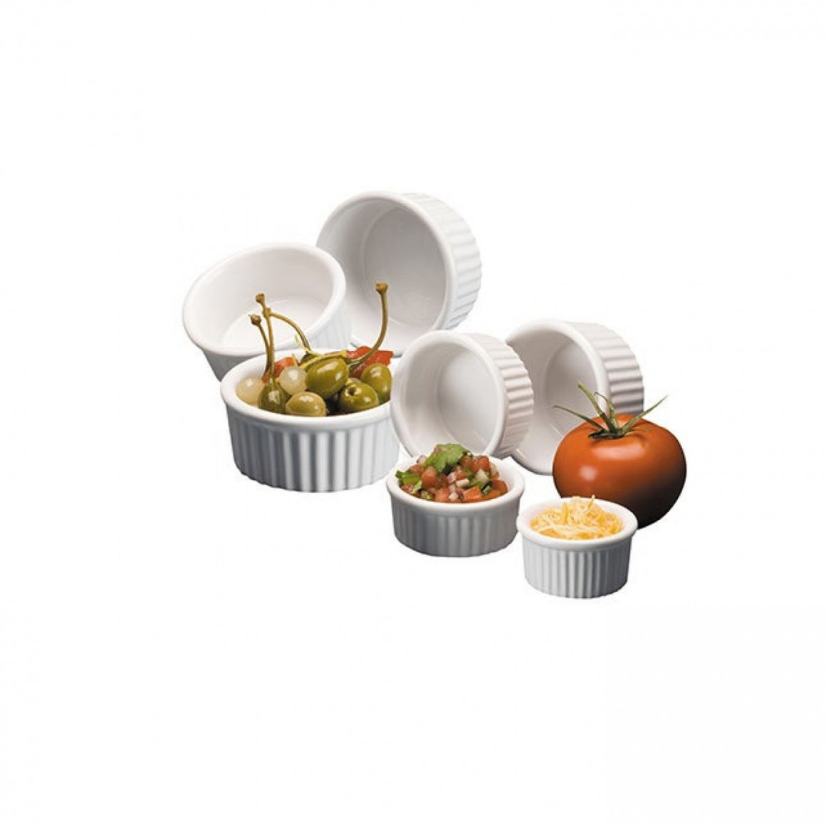 RAMEKIN, CERAMIC, CERAMEKIN™, 1 OZ. RAMEKIN, CERAMIC, CERAMEKIN™, 1 OZ.