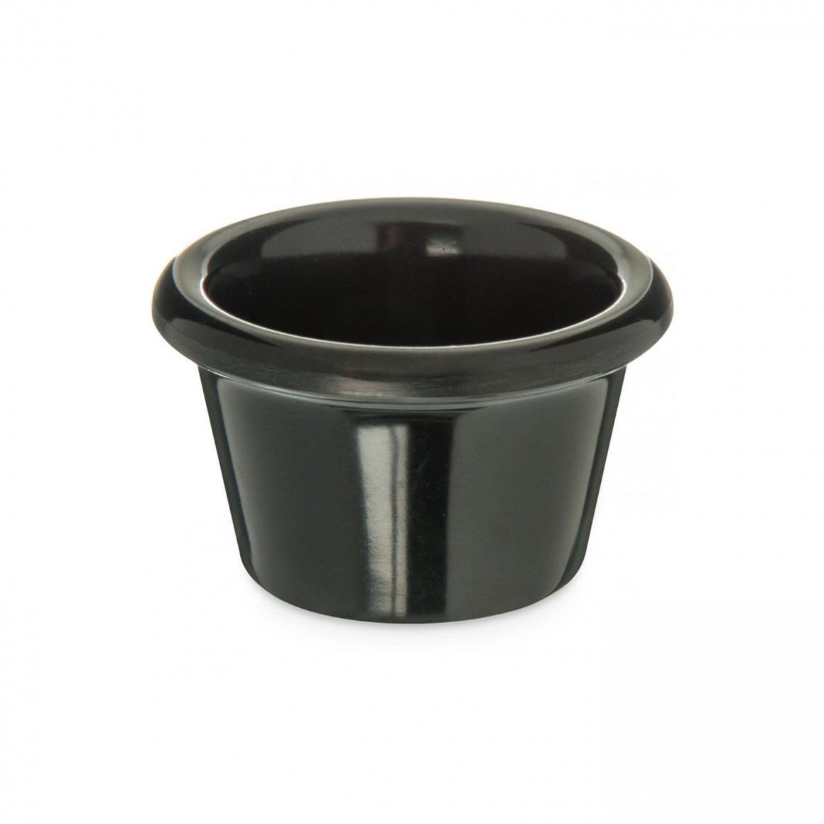 RAMEKIN, MELAMINE, SMOOTH, BLACK, 4 OZ. RAMEKIN, MELAMINE, SMOOTH, BLACK, 4 OZ.
