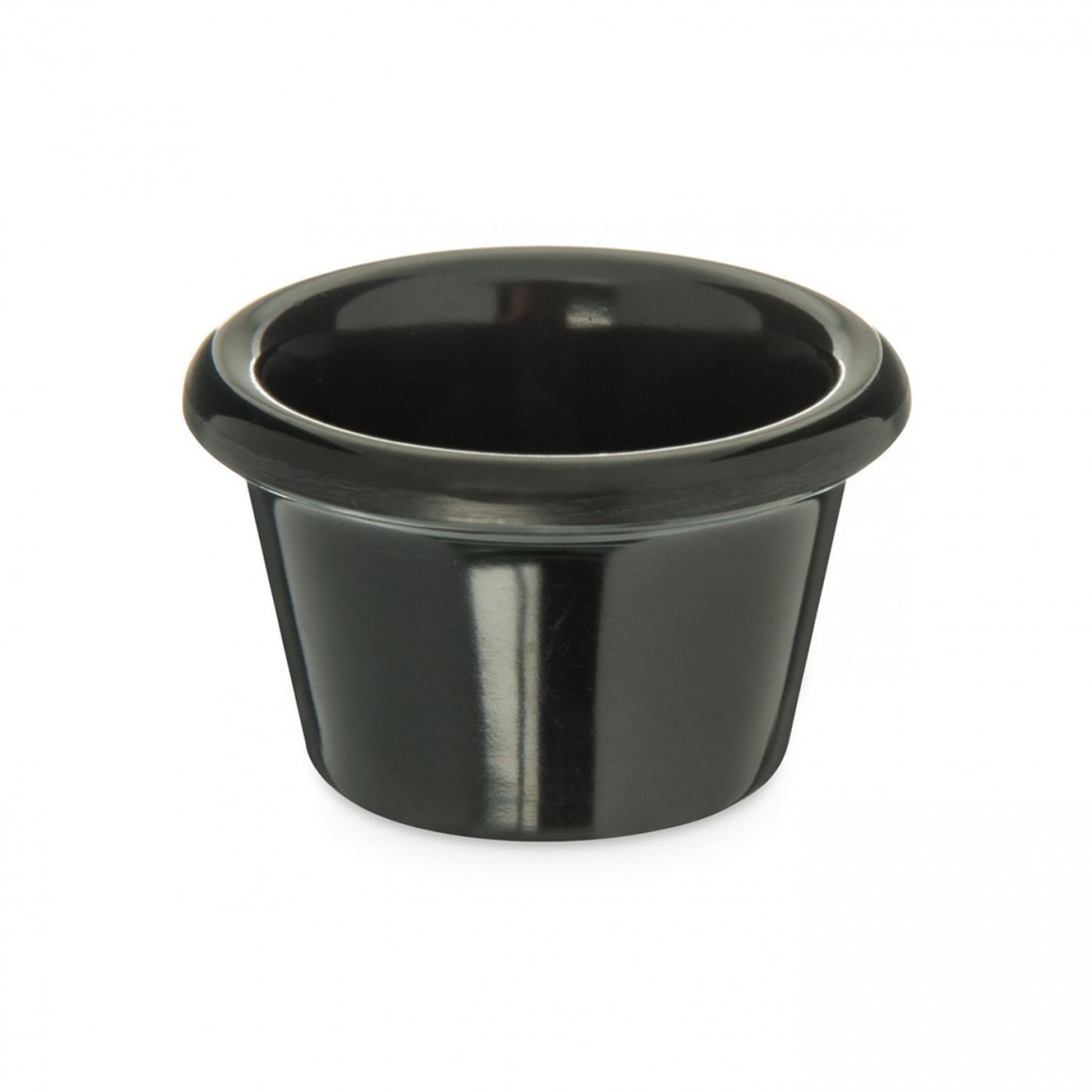 RAMEKIN, MELAMINE, SMOOTH, BLACK, 6 OZ. RAMEKIN, MELAMINE, SMOOTH, BLACK, 6 OZ.