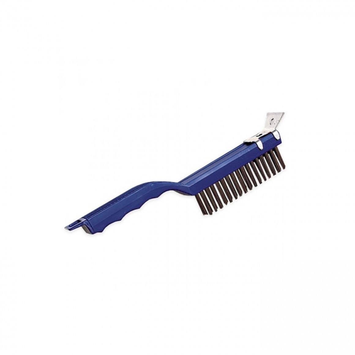 SCRAPER, WIRE BRUSH, PLASTIC HANDLE, 11-3/4 SCRAPER, WIRE BRUSH, PLASTIC HANDLE, 11-3/4