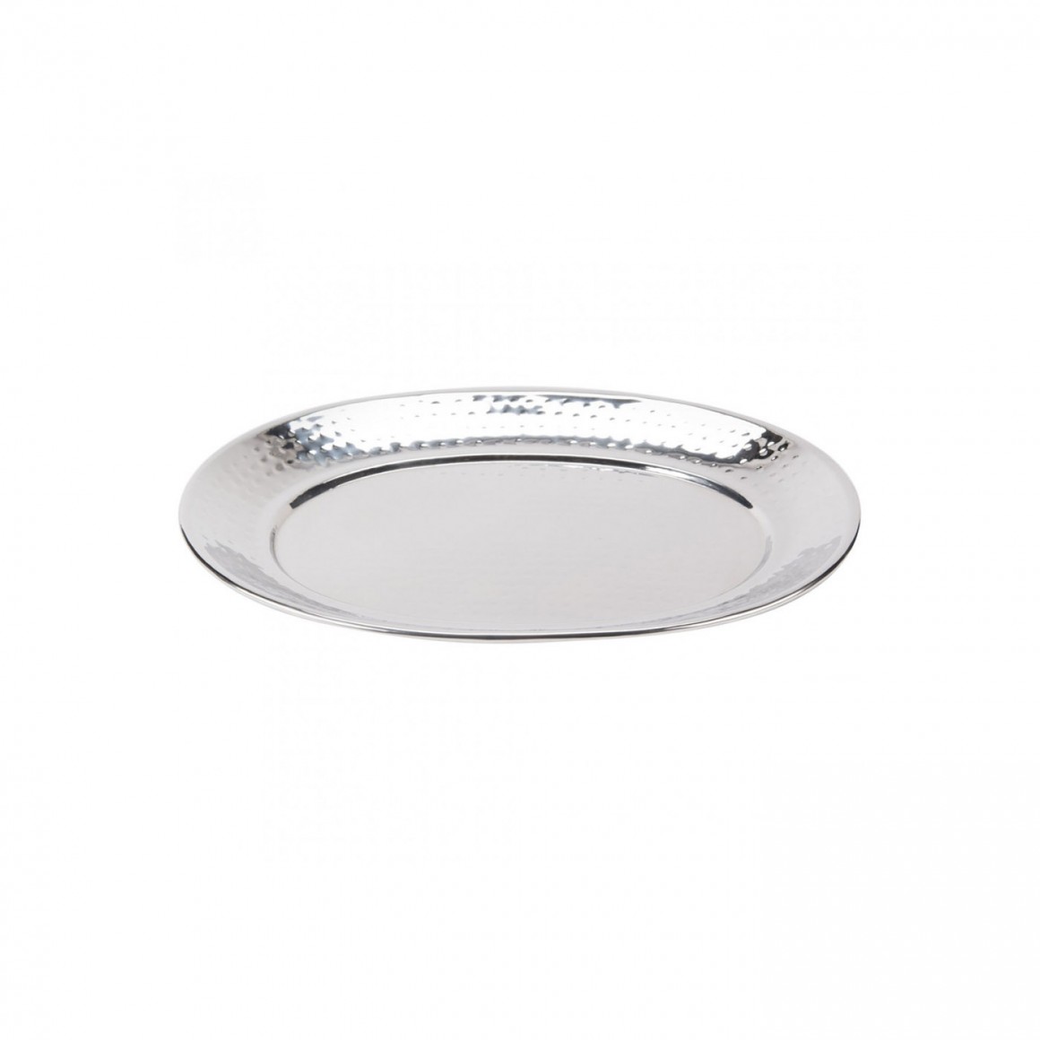 STAINLESS STEEL, HAMMERED TRAY, OVAL, BIG STAINLESS STEEL, HAMMERED TRAY, OVAL, BIG
