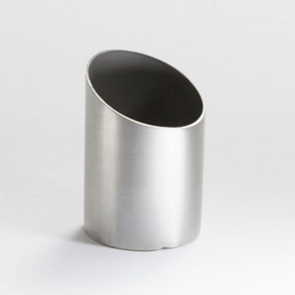 HOLDER, SUGAR PACKET/CUBE, STAINLESS STEEL, SATIN, ROUND-ANGLED
