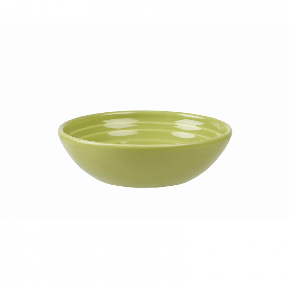 Bit On The Side Ripple Green  Dip Dish/14cl