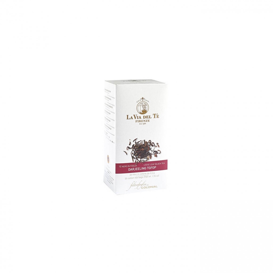 BLACK TEA DARJEELING BOX X 20 FILTER X 2,5 G BLACK TEA DARJEELING BOX X 20 FILTER X 2,5 G