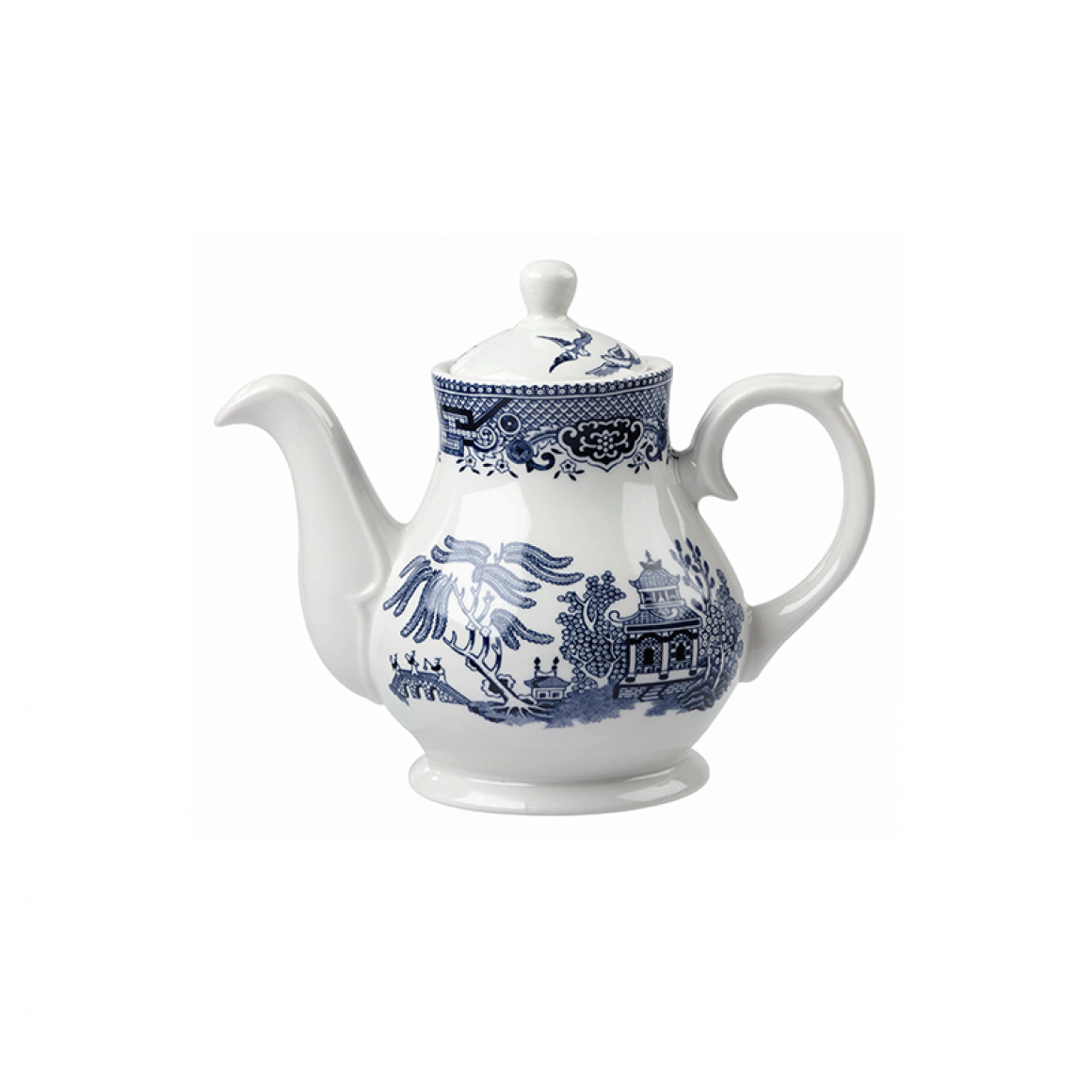Blue Willow Sandringham Tea/Coffee Pot 42cl
