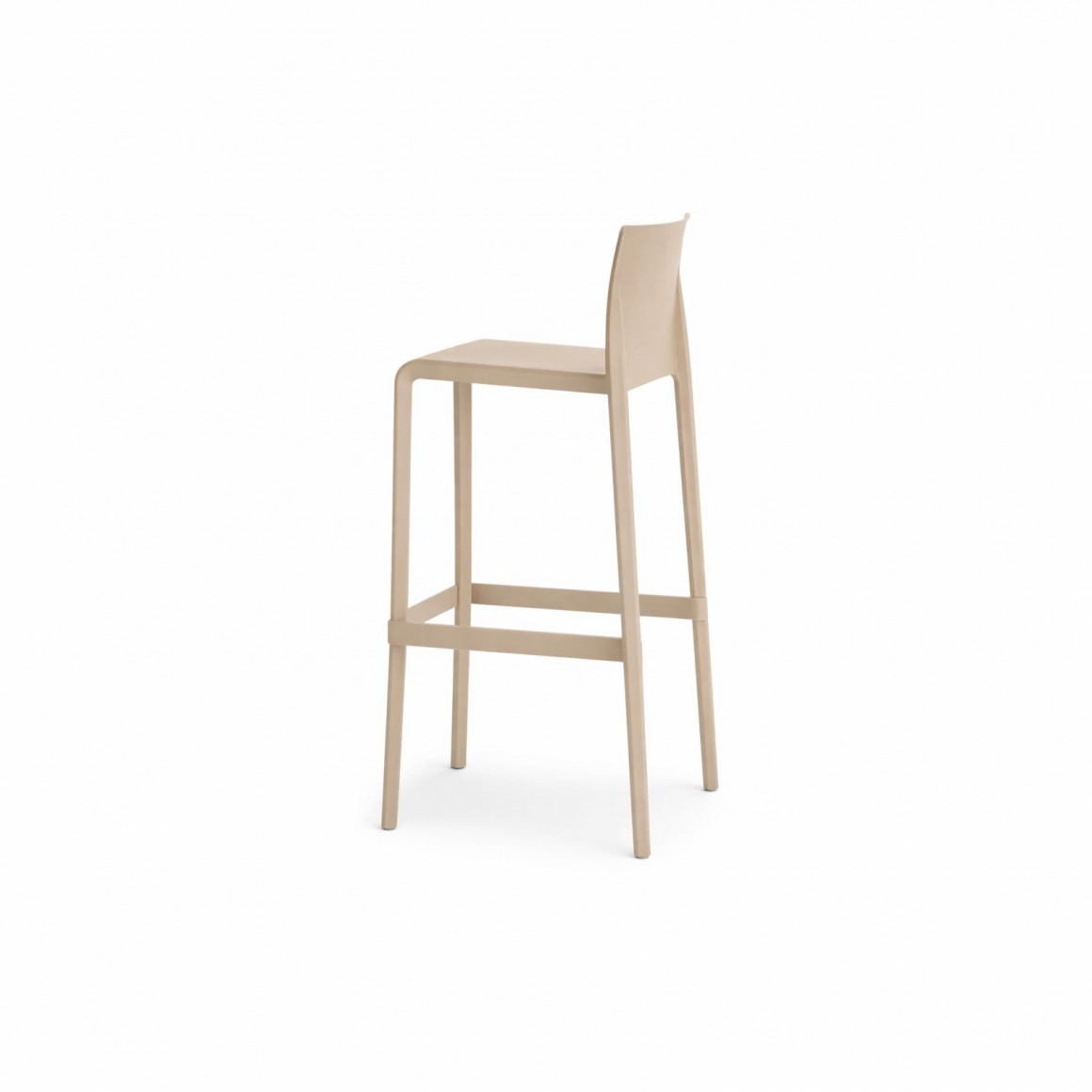 Barstool VOLT, polypropylene, beige