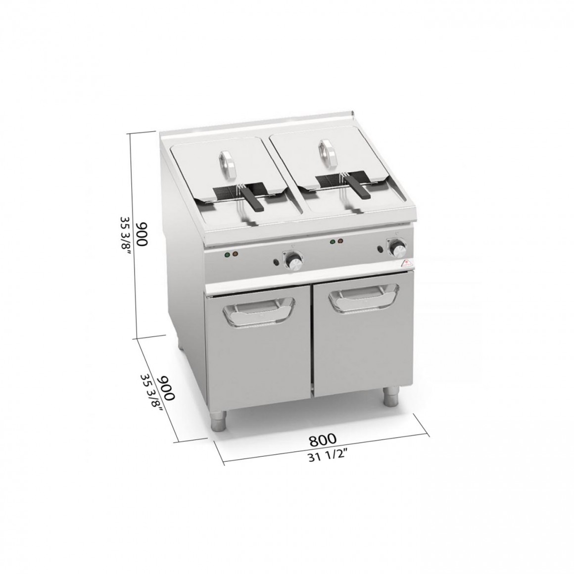 Electric fryer SE9F22-8MS,22L+22L Electric fryer SE9F22-8MS,22L+22L