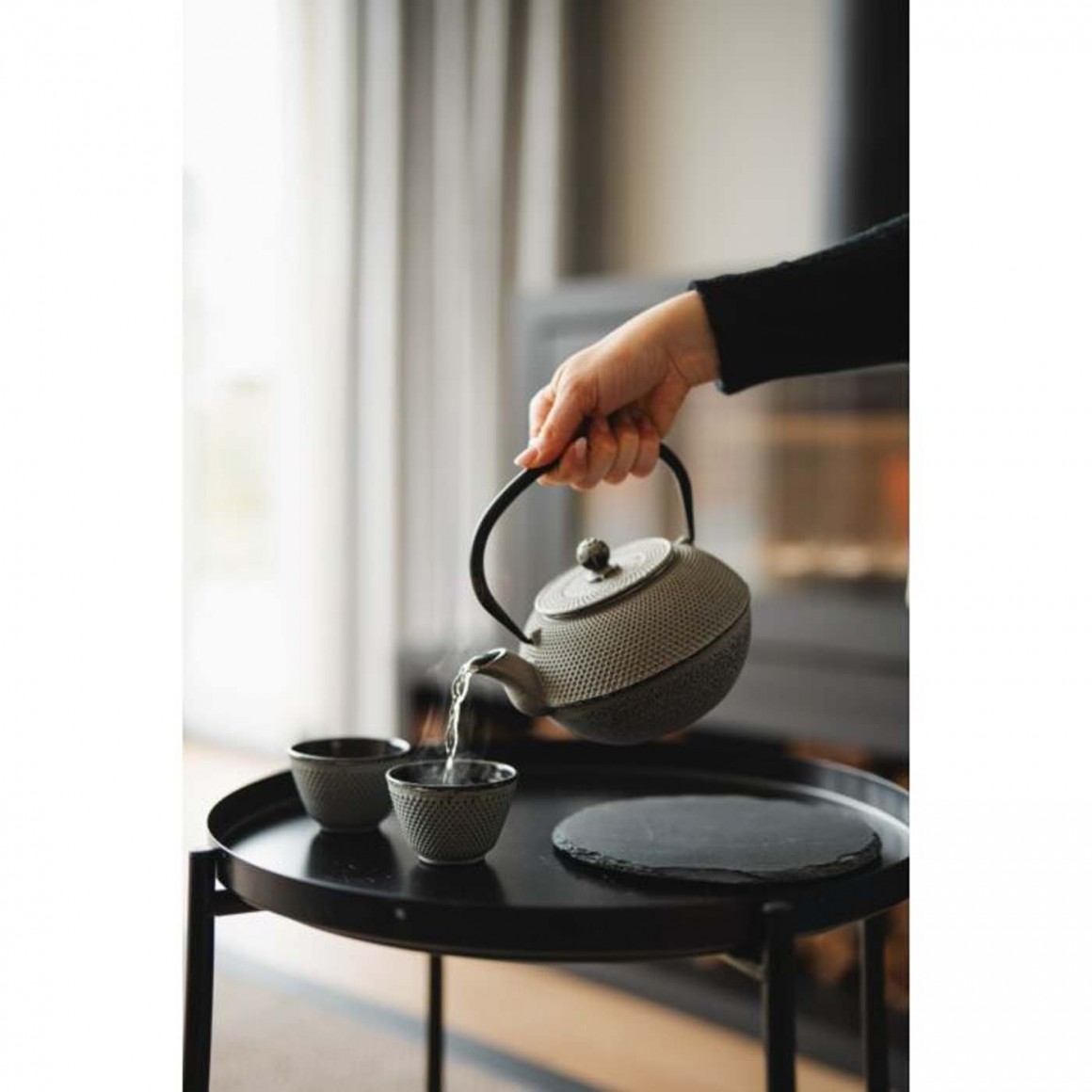 Teapot Jang 1.1L cast iron concrete grey Teapot Jang 1.1L cast iron concrete grey