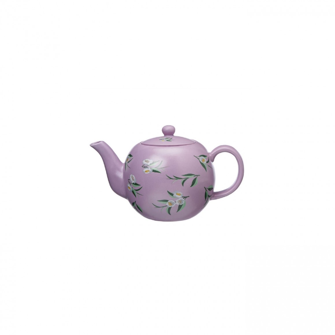 CAMELIA MATT LAVANDER  PORCELAIN TEAPOT CAMELIA MATT LAVANDER  PORCELAIN TEAPOT