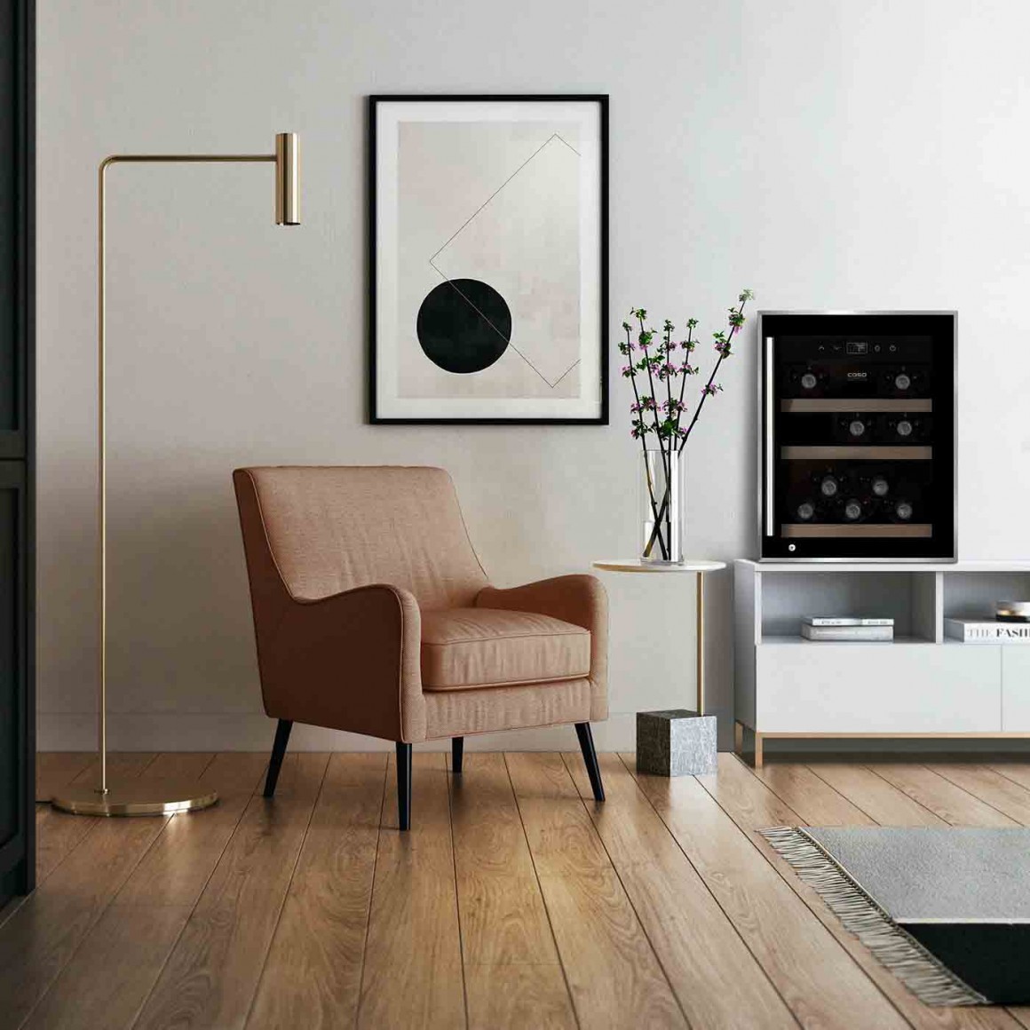 Wine cooler Safe CASO 12 black Wine cooler Safe CASO 12 black