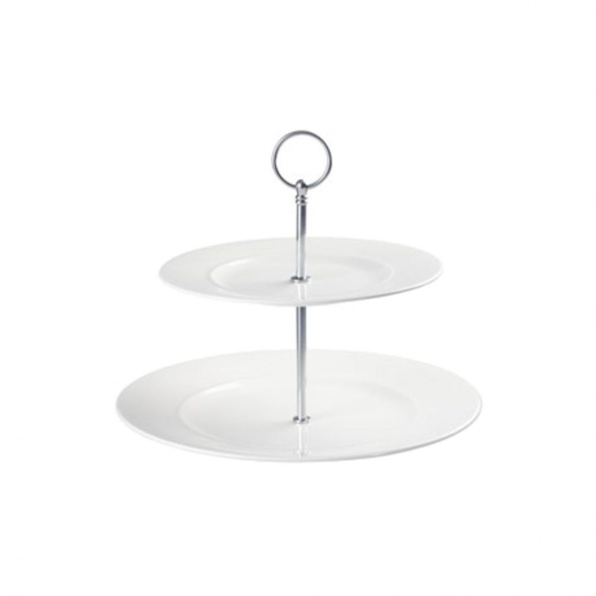 Alchemy LC AMBIENCE WHITE STANDARD RIM TWO TIER PLATE TOWER 11