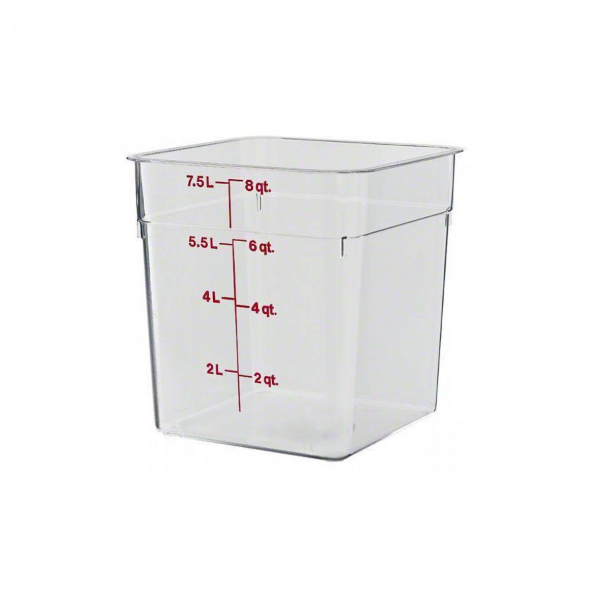 CAMSQUARE SAKLAMA KABI POLİKARBON ÖLÇEKLİ KARE/7,6 L CAMSQUARE SAKLAMA KABI POLİKARBON ÖLÇEKLİ KARE/7,6 L