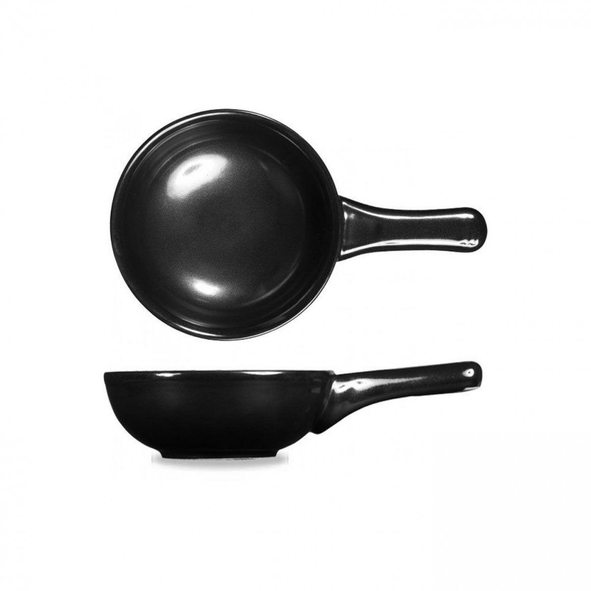Art De Cuisine Rustic Black Sparkle  Deep Skillet/57cl Art De Cuisine Rustic Black Sparkle  Deep Skillet/57cl