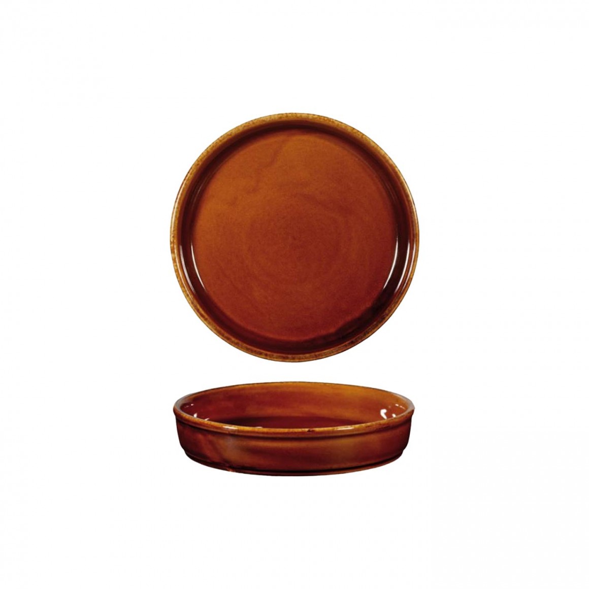 Art De Cuisine Rustic Brown  Mezze Dish/40cl Art De Cuisine Rustic Brown  Mezze Dish/40cl