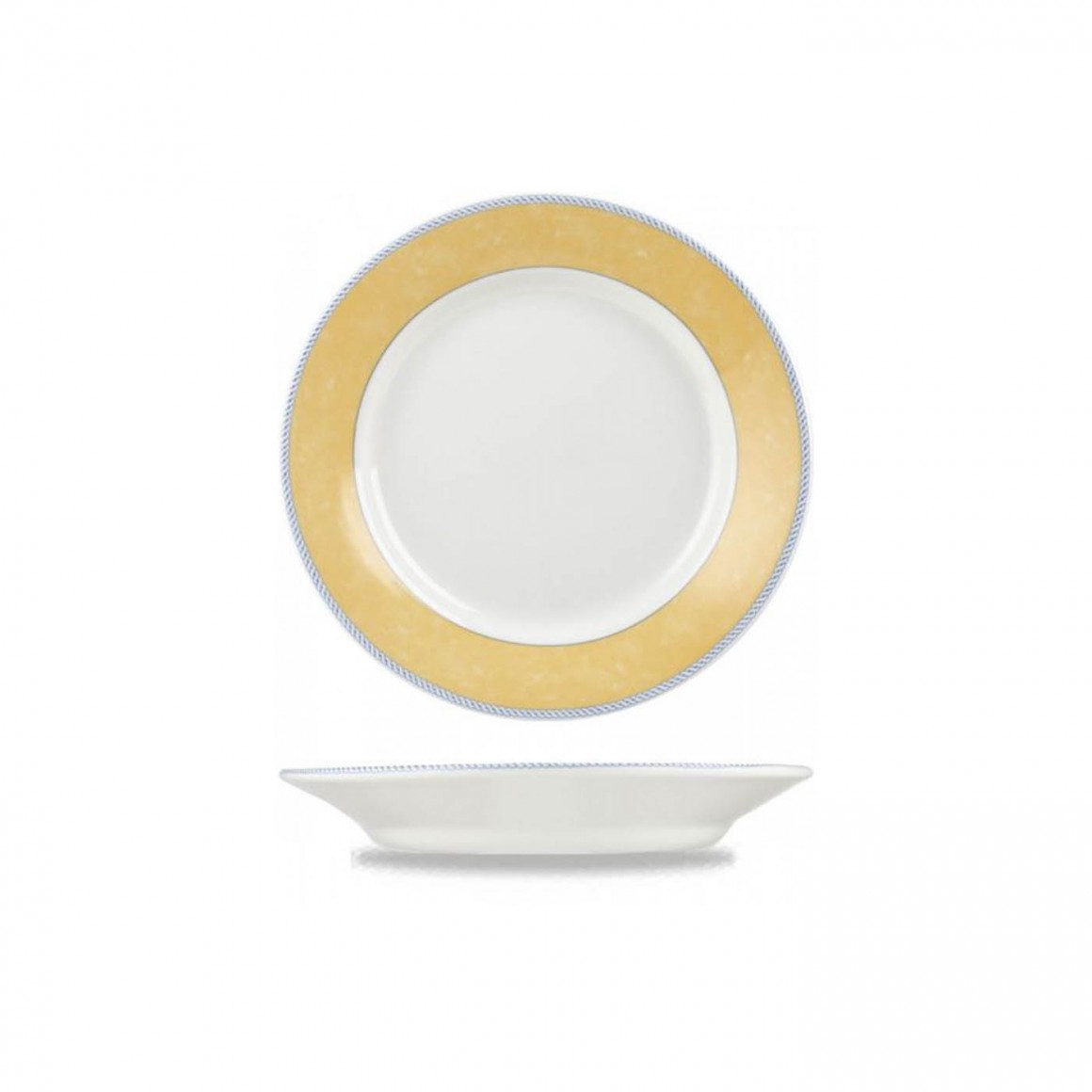 Pattern New Horizons Yellow Med Dish/D25.6 Pattern New Horizons Yellow Med Dish/D25.6