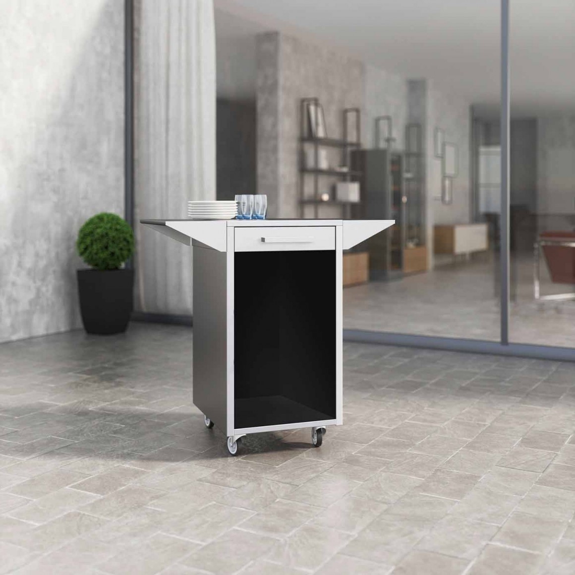 Conversion cabinet for CASO BBQ Cooler 700 Conversion cabinet for CASO BBQ Cooler 700