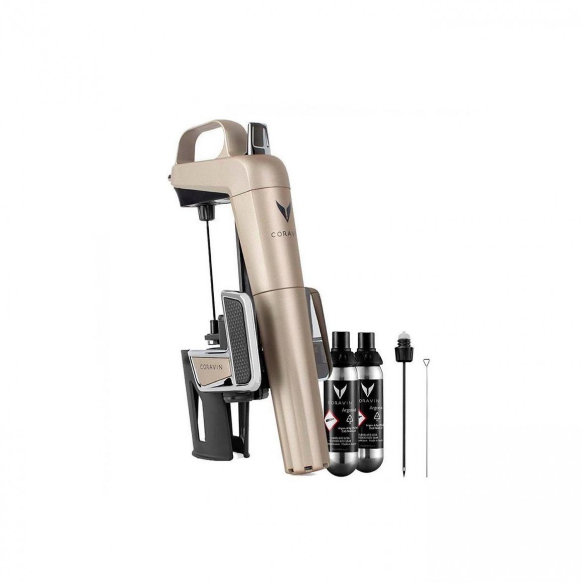 CORAVIN™ Model Two Elite Light Gold Wine Dispenser System CORAVIN™ Model Two Elite Light Gold Wine Dispenser System