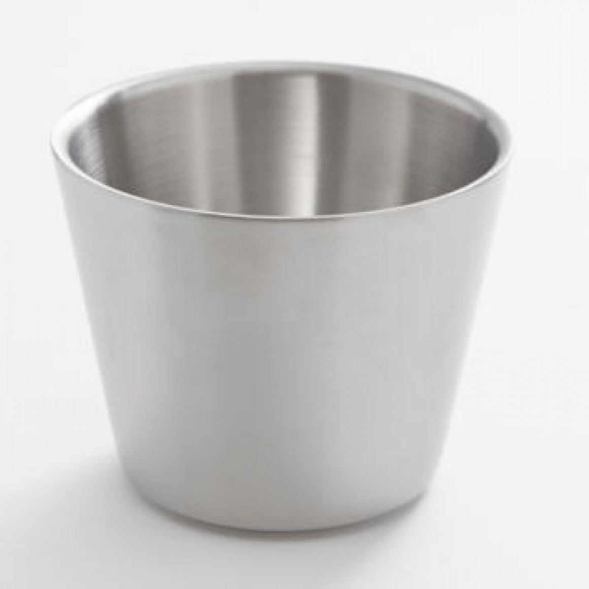 SAUCE CUP, STAINLESS STEEL, DOUBLE WALL, 8.5 OZ.