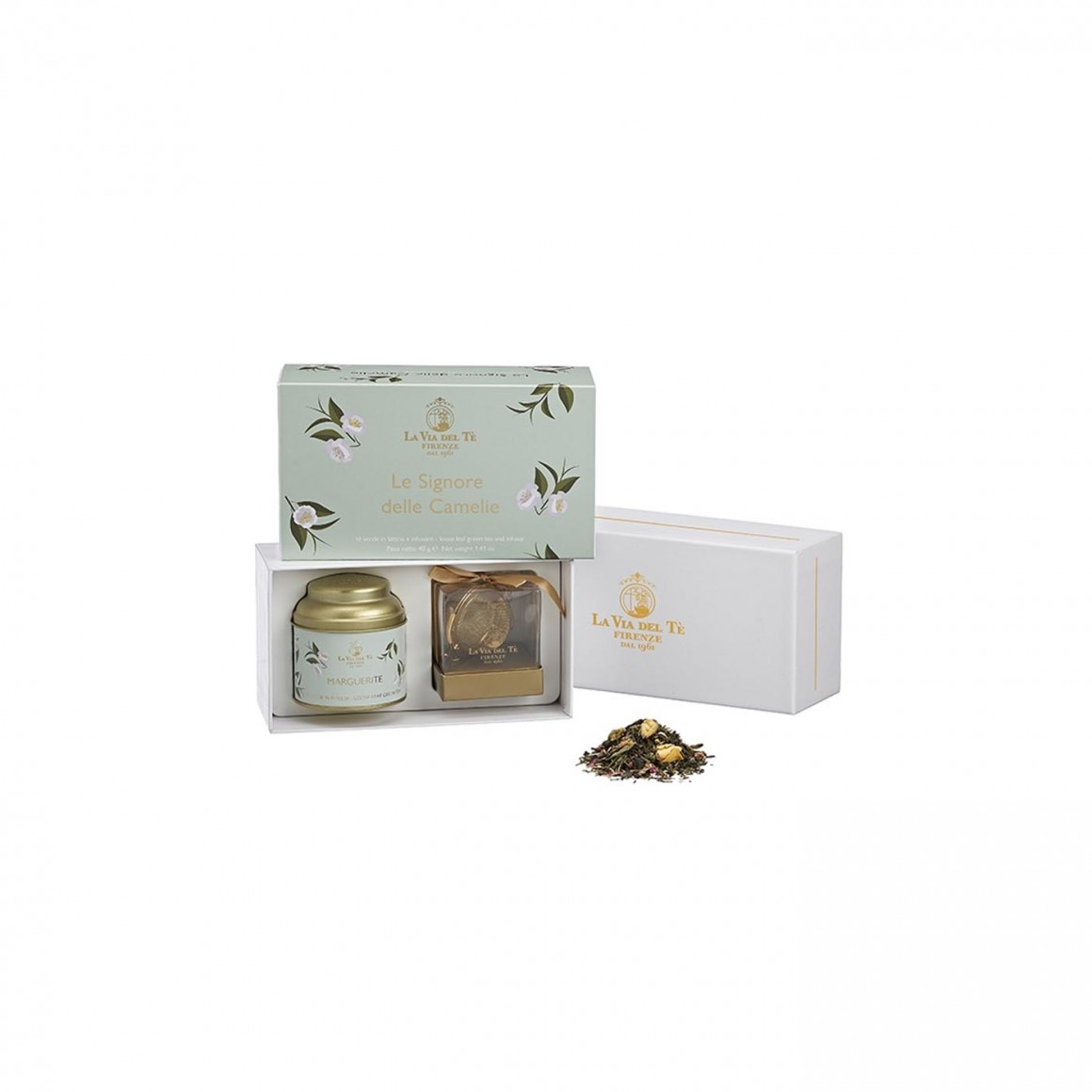 GIFT BOX CAMELIE X 1 TIN + 1 STRAIN 40 G GIFT BOX CAMELIE X 1 TIN + 1 STRAIN 40 G