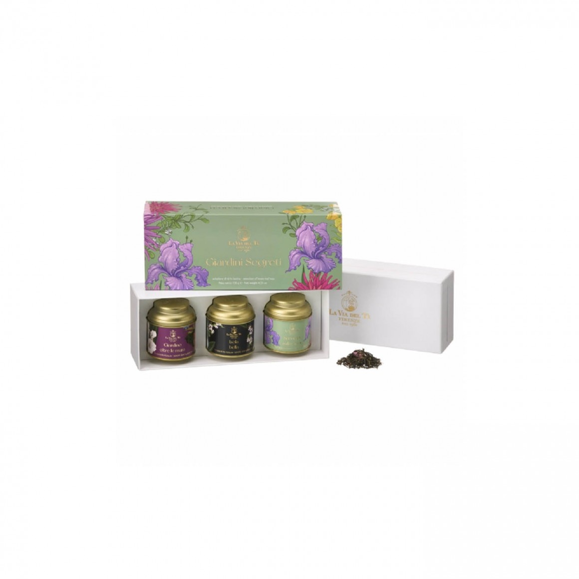 GIFT BOX GIARDINI SEGRETI 3 TIN X 120 G GIFT BOX GIARDINI SEGRETI 3 TIN X 120 G