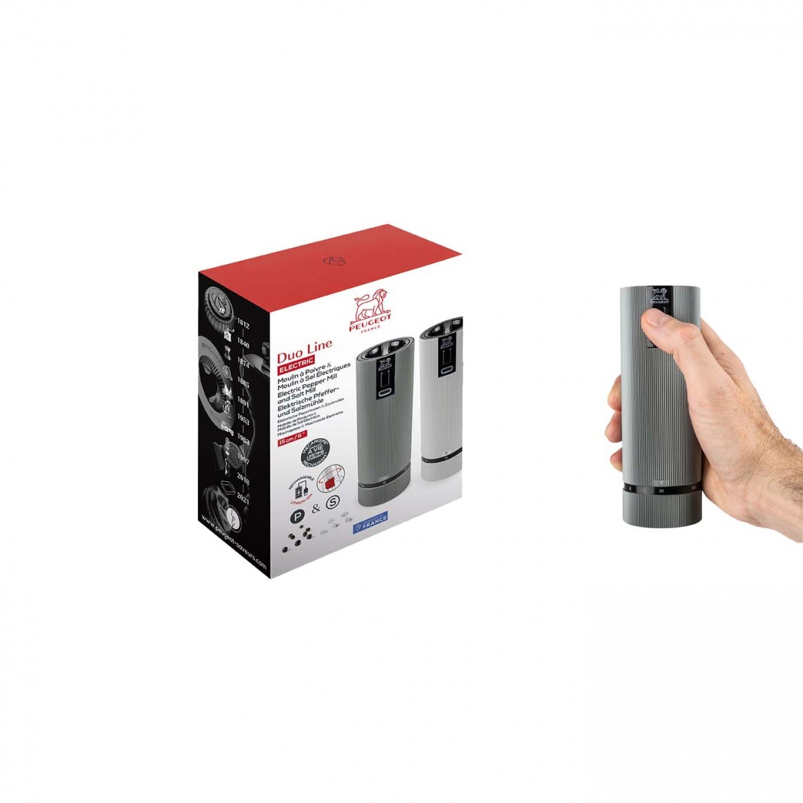 Gift set duo electric carbone+aluminium Line Gift set duo electric carbone+aluminium Line