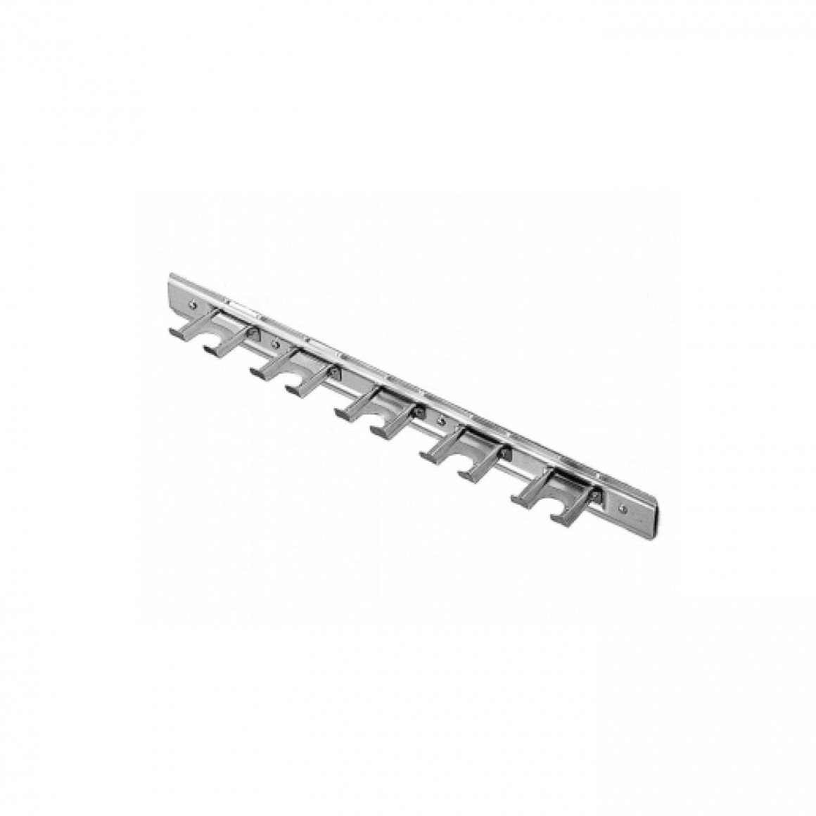 Stainless steel wall rack for utensils 5 places Stainless steel wall rack for utensils 5 places