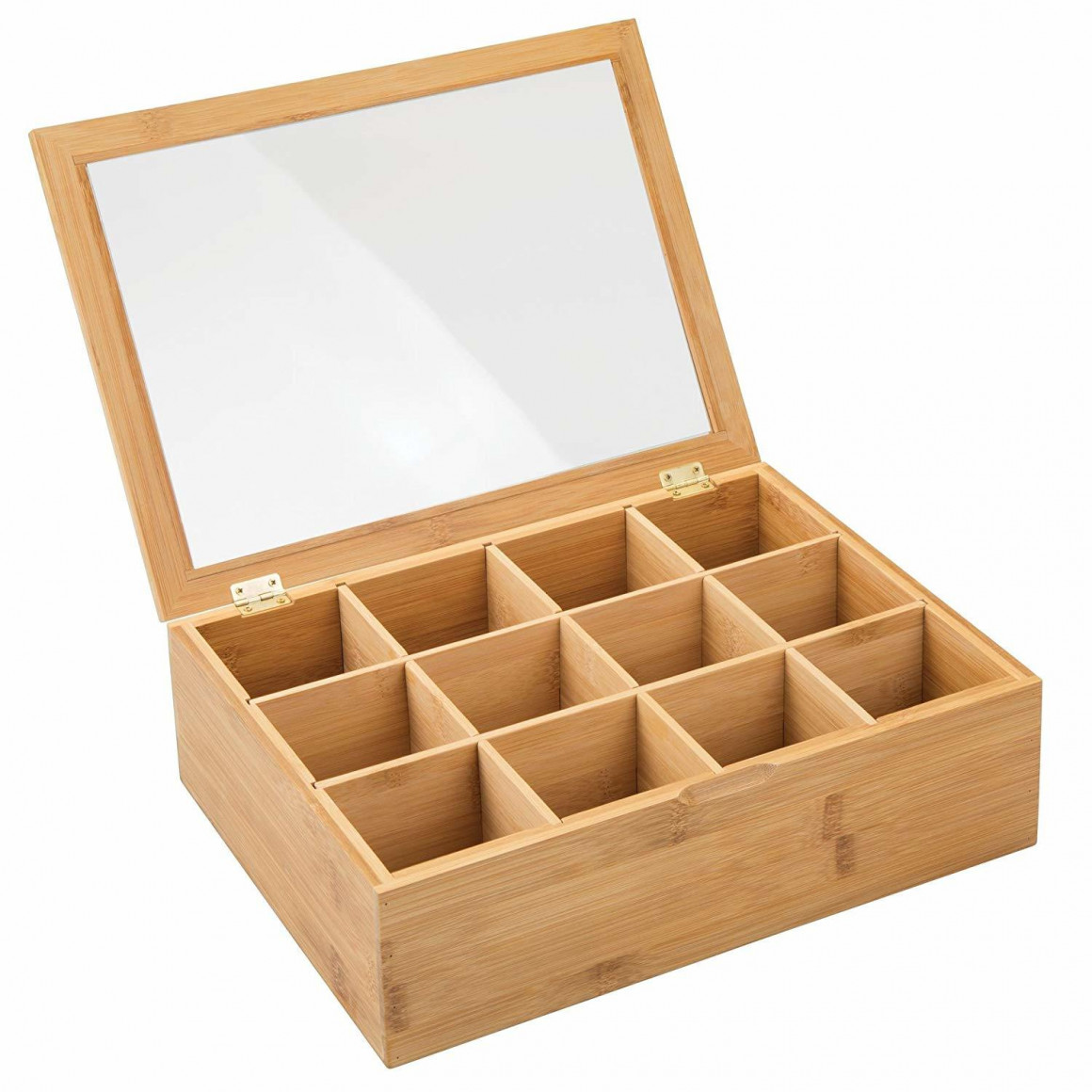 Wooden Storage Box with 12 Divided
