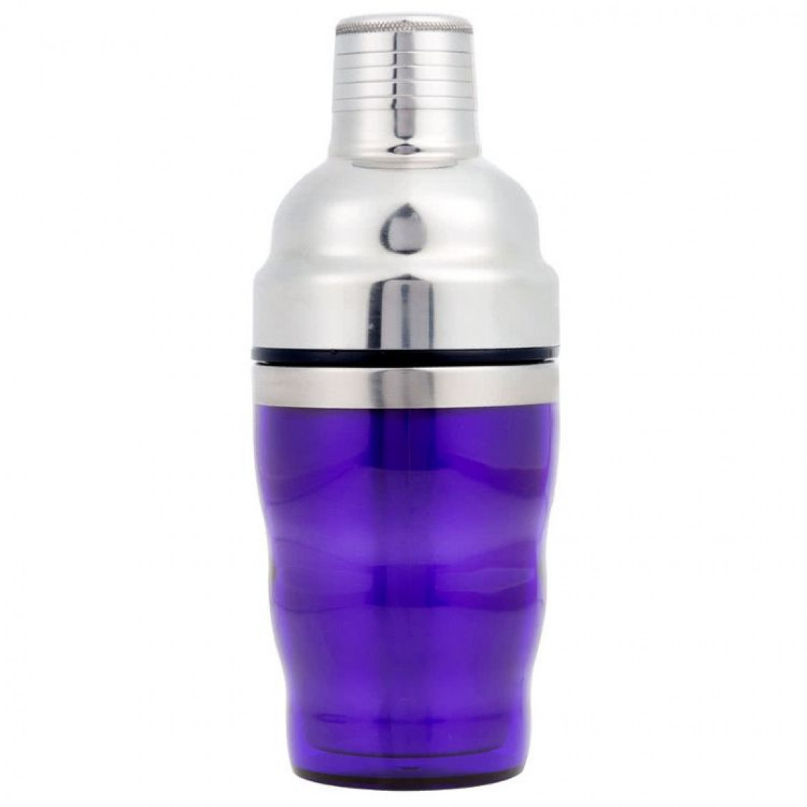 COCKTAIL SHAKER, STAINLESS STEEL, ACRYLIC, PURPLE, 10 OZ.