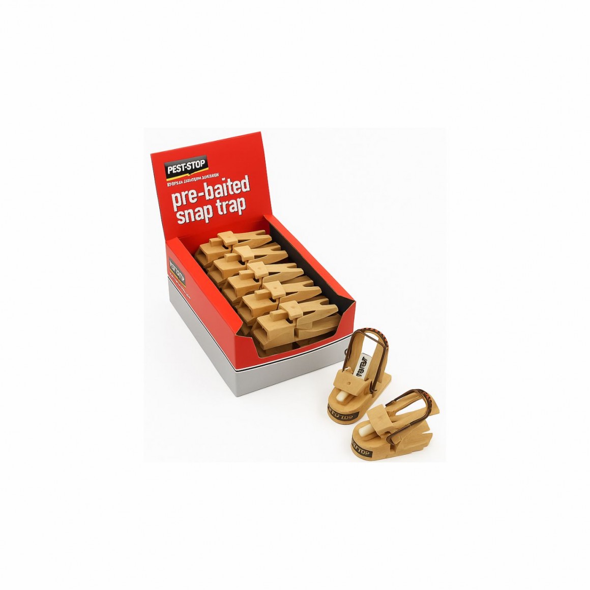 PEST-STOP Pre-Baited Mouse Snap-Trap