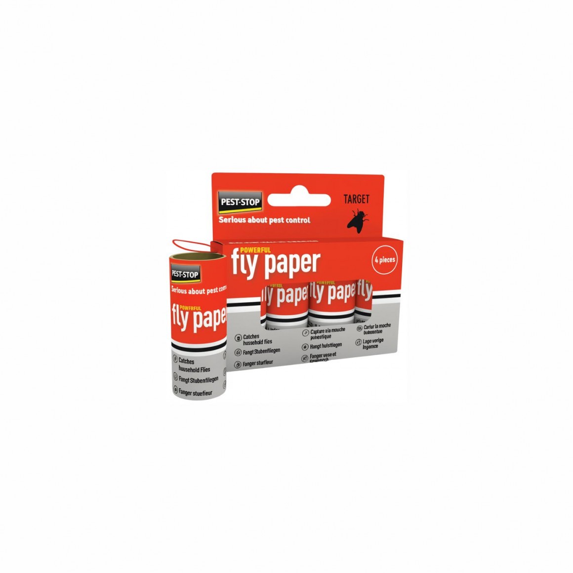 PEST-STOP Fly Paper (Pack of 4)