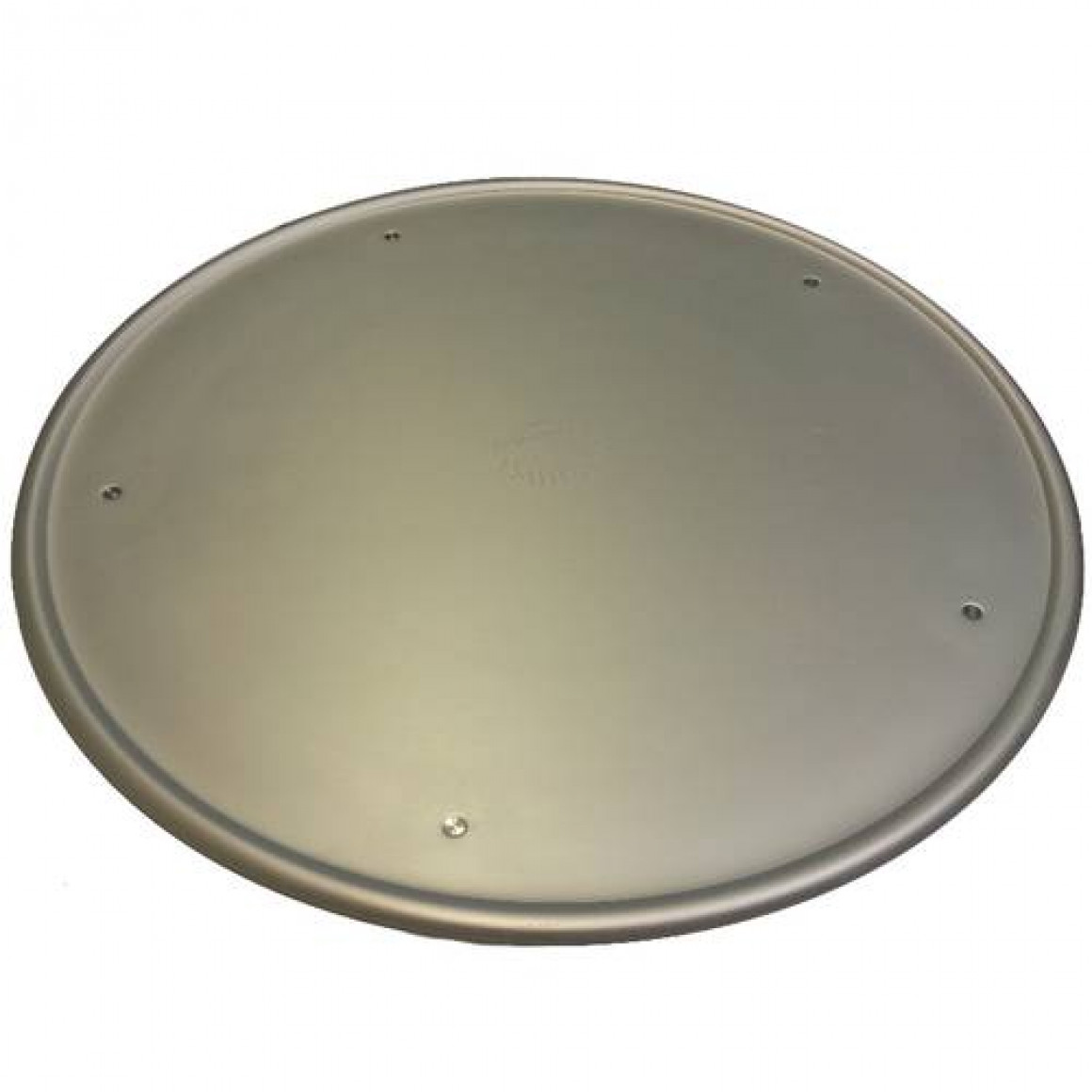 Pizza tray with rim and pvc