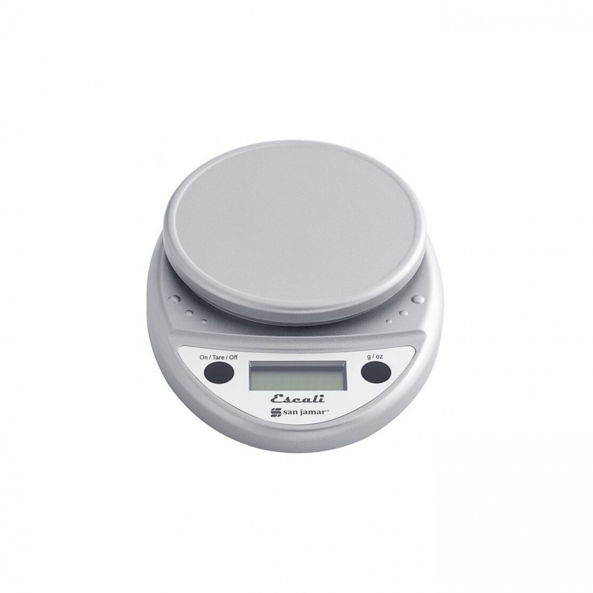 Round Digital Scale 11 Lb / 5 Kg - Metallic (Optional power adapter sold separately) Round Digital Scale 11 Lb / 5 Kg - Metallic (Optional power adapter sold separately)