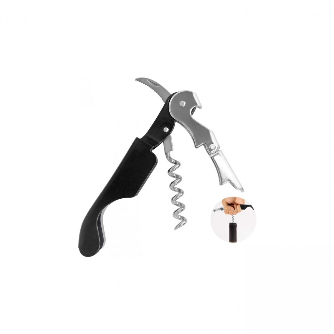 Waiter corkscrew, double pull Waiter corkscrew, double pull